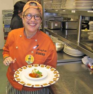 Chef Susan Feniger at her Border Grill in Mandalay Bay on May 19, 2010.