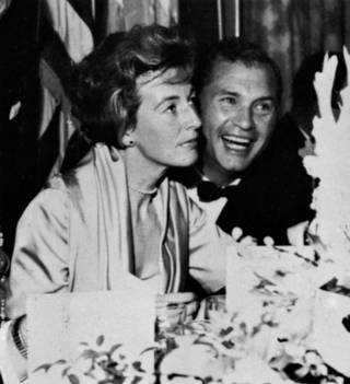 Barbara and Hank Greenspun are pictured in this undated file photo.