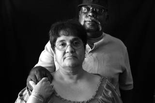 Tyrone Bush and his wife Martha inside their lawyer's office in downtown Las Vegas Friday, June 11, 2010. In September 2008, Bush had a quadruple heart bypass operation at Desert Springs Hospital Medical Center. The operation was successful, but he developed severe decubitus ulcers, or bedsores, on his buttocks and heels after not being turned or moved enough in his hospital bed. Two years later, Bush cannot work, the wounds are still healing and still cause him severe pain. The Bush's have filed a lawsuit against Desert Springs.