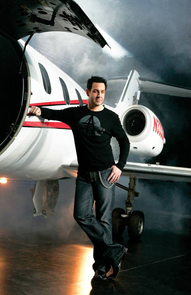 Steve Wyrick poses with his plane.