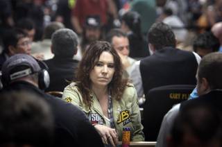 Annie Duke of Los Angeles competes in the $10,000 H.O.R.S.E. championship during the 41st Annual World Series of Poker at the Rio Thursday, June 24, 2010. In 2004 Duke won the $2,000 Omaha Hi-Low Split-8 or Better and the Tournament of Champions at the WSOP. This year she won the National Heads-Up Poker Championship, an annual invitation-only tournament produced by NBC television.