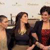 Kourtney Kardashian, Kim Kardashian and Kris Jenner announce their retail store Kardashian Khaos during a news conference at The Mirage on June 28, 2010.
