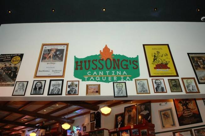 The Charcoal Hall of Fame at Hussong's Cantina in Mandalay Bay on June 28, 2010.