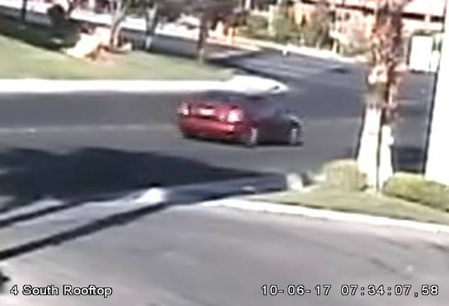 Metro Police are looking for a red or maroon vehicle suspected of being used in four sexual assaults along Flamingo Road. 