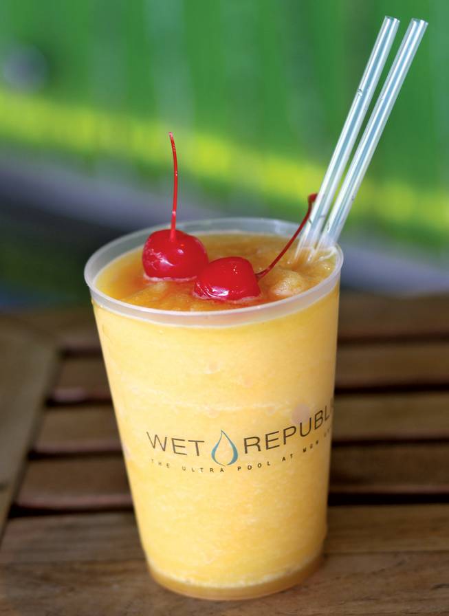 The Island Smoothie reaches for the tropics with its mix of Cruzan mango rum and pineapple, guava and mango puree, and takes you as close as you can get without the plane ride.