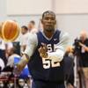 Oklahoma City star Kevin Durant works out with the USA Olympic team Tuesday at the Cox Pavilion.