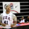 Chicago Bulls guard Derrick Rose works out with Team USA on Tuesday, July 22, 2010, at Cox Pavilion.