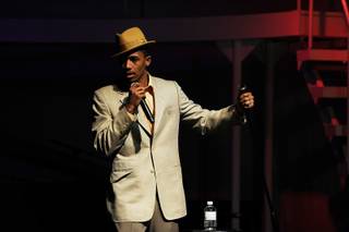 Nick Cannon performs at Playboy Comedy at The Lounge in the Palms on July 22, 2010.