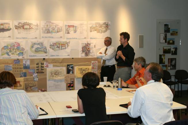 Lucchesi Galati Architects' employees discussed projects they have in the works.