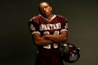 Cimarron Memorial High School football player Christian Brown.