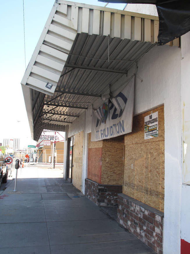 Other businesses across from the substation explosion July 11 remain open despite their boarded-up windows. Las Vegas Fire and Rescue has not determined a cause yet for the substation explosion, a nearby gas leak and the Opportunity Village Thrift Store fire that occurred July 11.