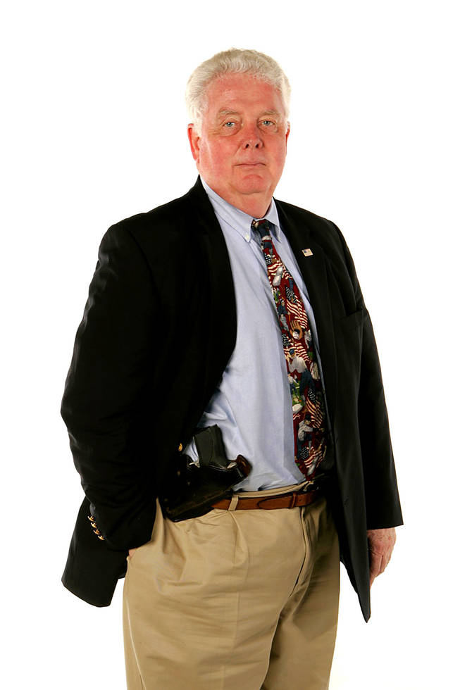 Assemblyman John Hambrick, R-Las Vegas, is a retired law enforcement officer who says permit holders must be sure to keep their weapons concealed in public. 