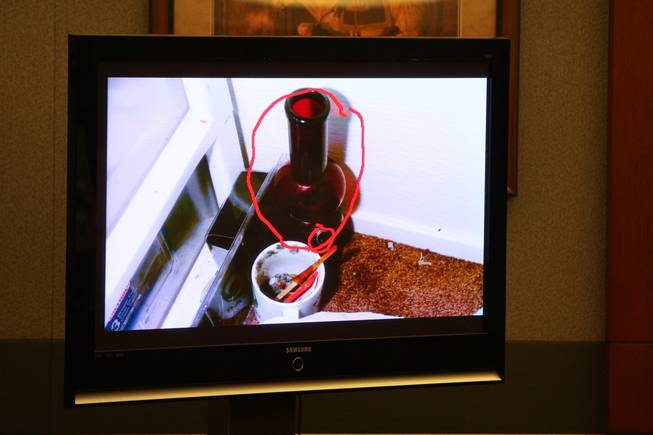A photograph of a marijuana bong seen in Trevon Cole's residence was displayed Saturday during a coroner's inquest at the Regional Justice Center. 