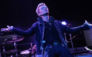 Billy Idol at The Pearl in the Palms on Aug. 21, 2010.