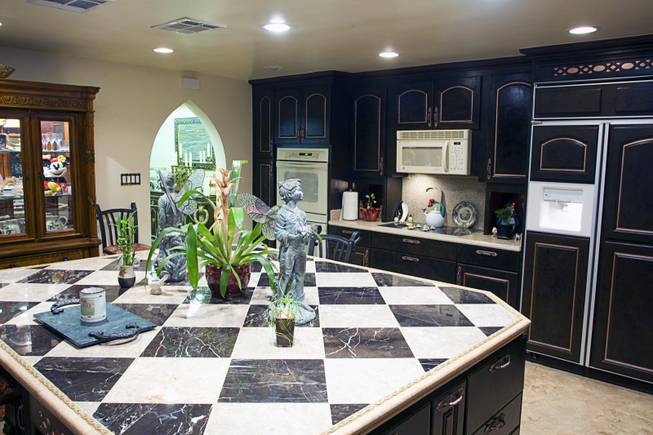 The kitchen is shown at Castle Rancho in Rancho Circle ...
