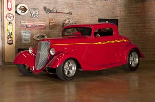 The 1934 Ford 3-window coupe.