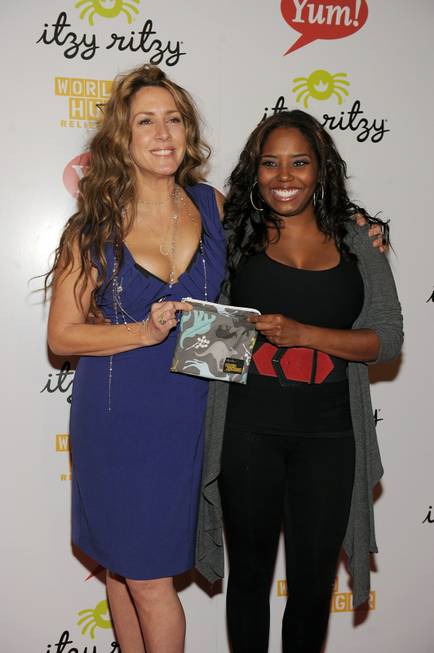 Joely Fisher and Shar Jackson arrive at Eve Nightclub in ...