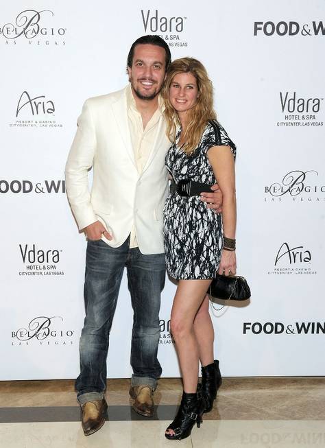 Fabio Viviani and Jennifer Carroll at Vdara on Nov. 5, ...