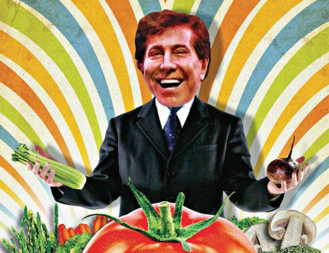 Steve Wynn can't just eat. He eats, and he opines.