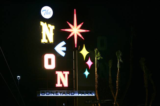 Neon Boneyard Sign
