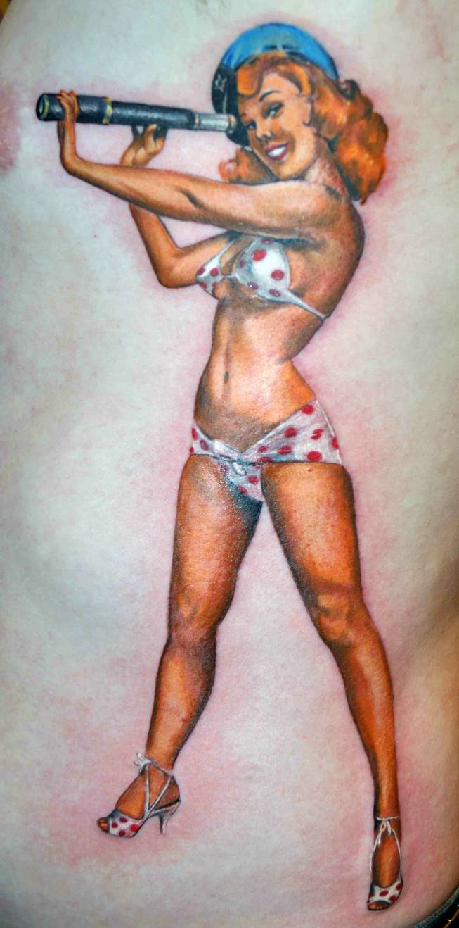 Las Vegas tattoo artist Joey Hamilton on Spike TV's "Ink Master."