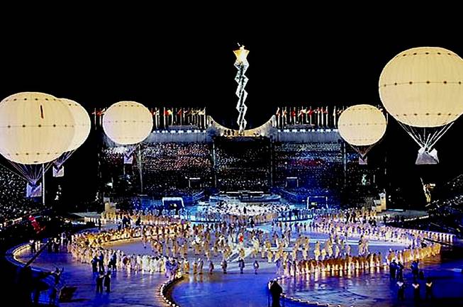 Stephen Meadows' Parabounce technology was on display at the closing ceremonies of the 2002 Winter Olympics in Salt Lake City. Meadows is planning to debut "Parabounce Vegas" near the Strip in 2011.