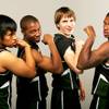 Palo Verde basketball players Bronston Abad, Eris Winder, Nathan Grimes and Nahjee Matlock.