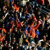 Photo: Bishop Gorman fans cheer a touchdown against Palo Photo: Bishop Gorman fans cheer a touchdown against Palo