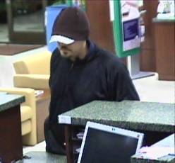 Bank robbery suspect.
