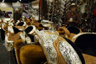 From barbed wire to lavish horse trailer/recreational vehicles, Cowboy Christmas has it all. Put it down in ink, even, with a handcrafted ebony pen.