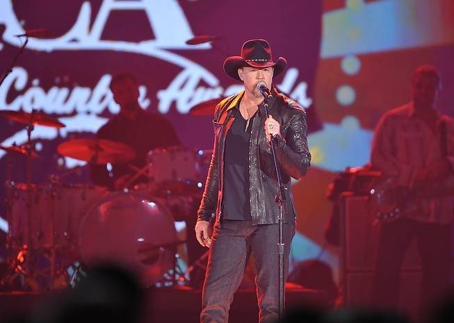 Trace Adkins at the inaugural American Country Awards at MGM Grand Garden Arena on Dec. 6, 2010.
