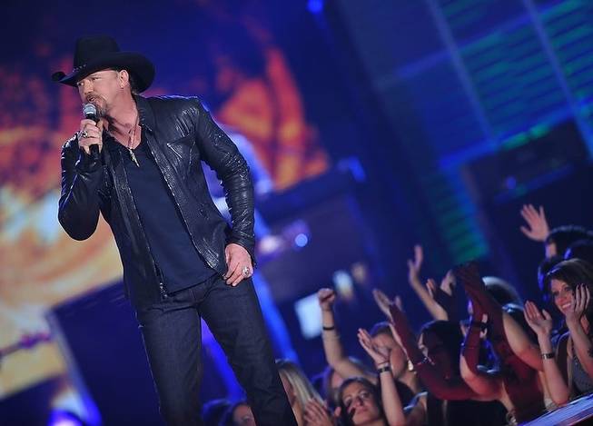 Trace Adkins at the inaugural American Country Awards at MGM Grand Garden Arena on Dec. 6, 2010.
