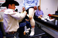 Ryan Gray's potentially life-threatening injury during his second go-round bareback ride underscored the importance of the medical staff at this year's NFR.