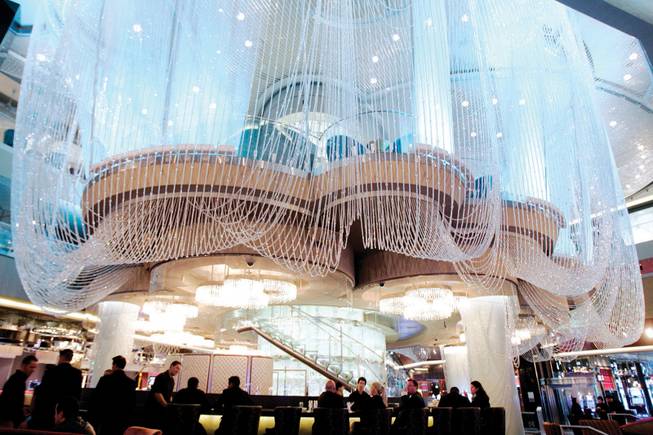 The Chandelier Bar at The Cosmopolitan of Las Vegas on ...