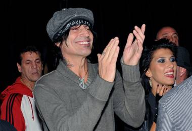 Motley Crue’s Tommy Lee was on hand Thursday night for the Biggest Tattoo Show on Earth at Mandalay Bay.