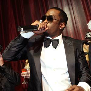 Sean "Diddy" Combs hosts New Year's Eve at LAX at the Luxor on Dec. 31, 2010.
