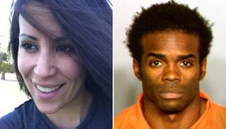 Jason Griffith, right, is charged with murder in the death of dancer Debbie Flores Narvaez. 