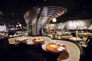 An interior view of STK at the Cosmopolitan. 