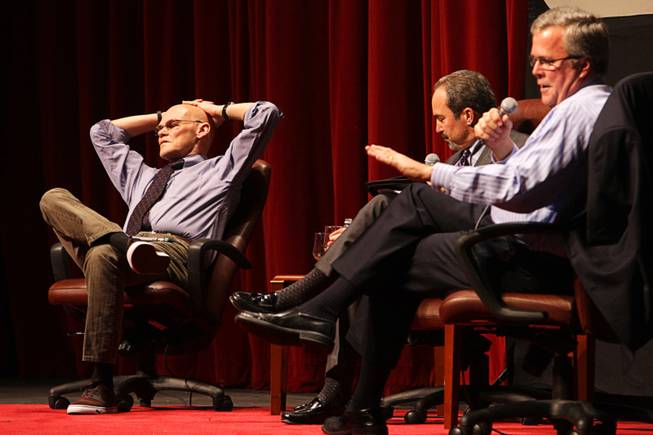 Carville and Bush at UNLV