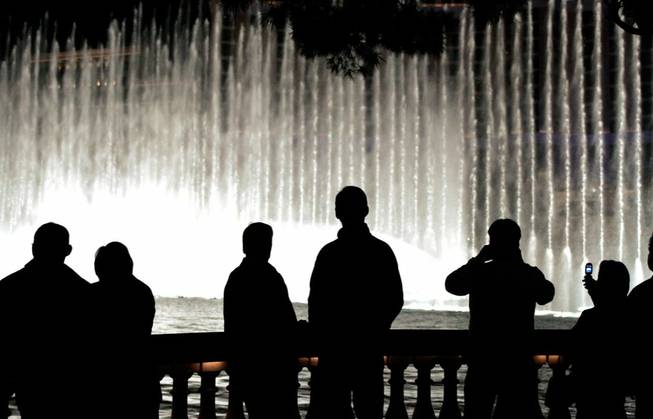 The Bellagio Fountains.