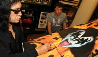 A meet-and-greet with KISS legend Gene Simmons.