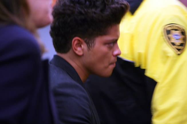 Pop star Bruno Mars pleaded guilty before a Las Vegas judge on Wednesday, Feb. 16, 2011, to cocaine possession as part of a deal with prosecutors.