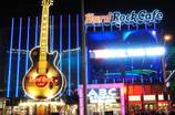 Holly Madison Lights Up Hard Rock Cafe