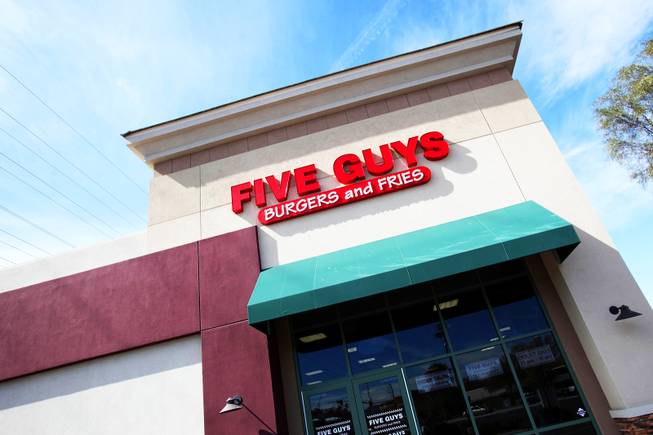Five Guys Burgers and Fries made its Nevada debut on Wednesday, March 2, 2011, on Eastern Avenue in Henderson. Three other valley locations are scheduled to open in the coming weeks.