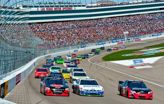 The NASCAR 2011 races at the Las Vegas Motor Speedway on Saturday, March 5.