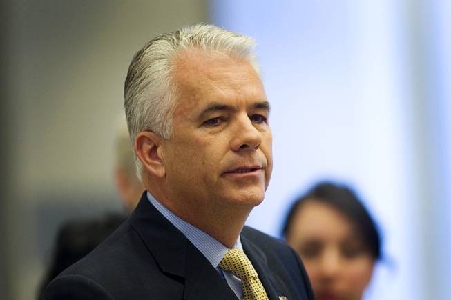  John Ensign  announces he will not seek another term during a news conference at the Lloyd George Federal Building in Las Vegas on Monday, March 7, 2011. 