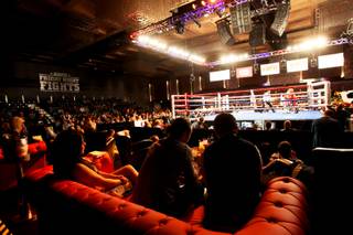 A view from the VIP area during ESPN Friday Night Fights at The Cosmopolitan of Las Vegas Friday, March 25, 2011.