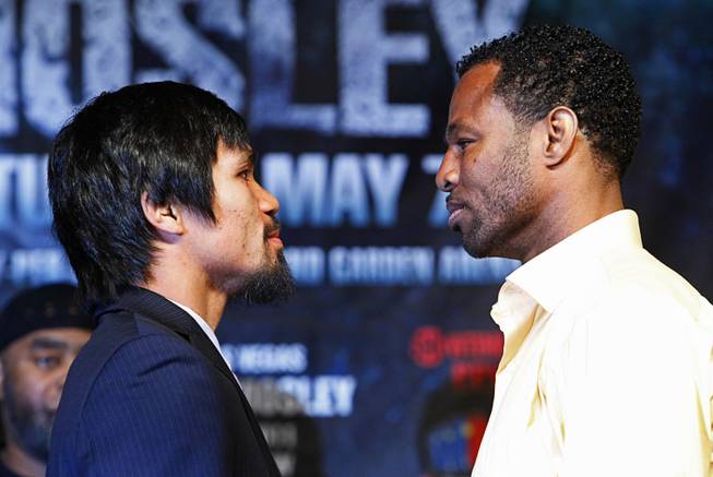 Pacquiao Mosley news conference