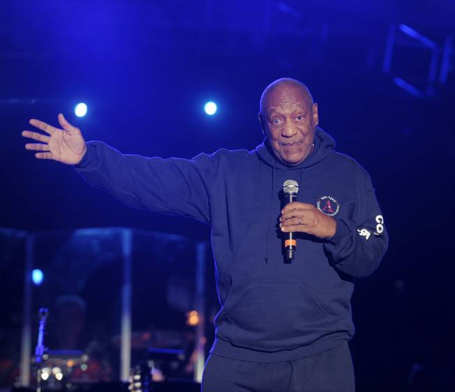 Tickets for the all-ages Bill Cosby show at Treasure Island theater that is typically the home to Cirque du Soleil's "Mystere" range from $59-$79, with the show starting at 8 p.m. Cosby is pictured here at a 2010 Agassi Event at Wynn Las Vegas.
