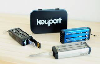 The Keyport is a special key job that houses up to six keys and accessories, such as an LED flashlight, bottle opener and USB drive, in one compact device. 
